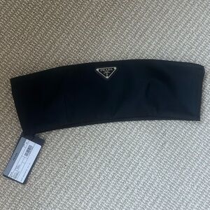 Authentic Prada ReNylon Bandeau Bra Top Size 36 NWT